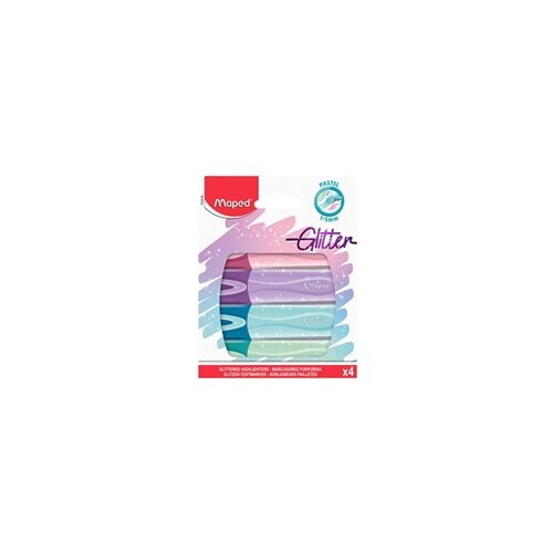Maped Marker Fluo Pastel Gliter, 4 komada Cijene