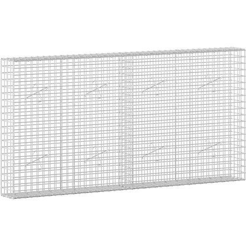  Gabion s 5 mm žicom i mrežom 5x5 cm 200x20x100 cm Slike