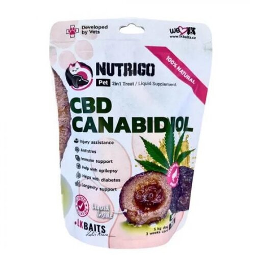 LK Baits Pet Nutrigo Dog Supplement CBD CANABIDIOL &amp;amp;#8211; S-M &amp;amp;#8211; 170g Slike