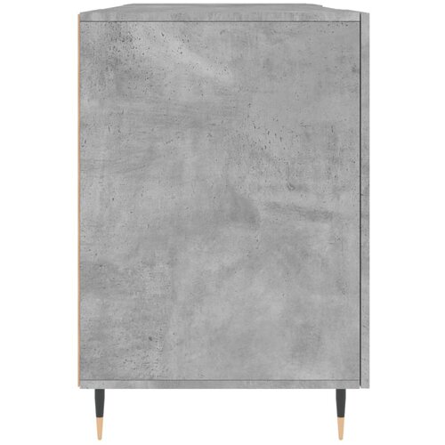  Radni stol boja betona 140 x 50 x 75 cm od konstruiranog drva Slike