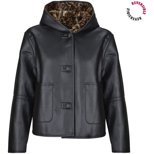 Only Jakne ONLSOLO BONDED REV. JACKET Črna Slike