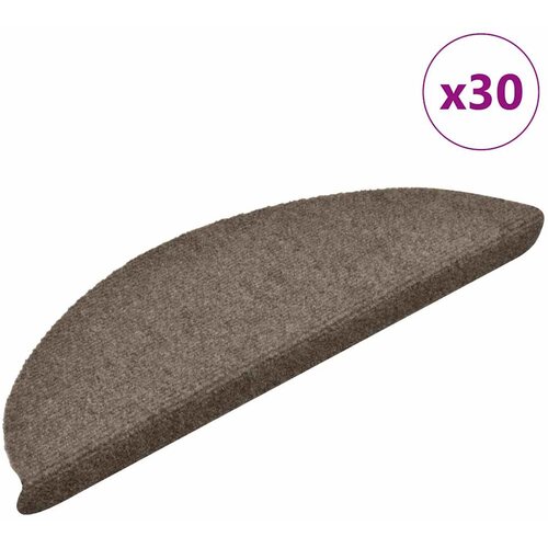 vidaXL Preproge za stopnice samolepilne 30 kosov krem 56x17x3 cm, (22013138) Cene
