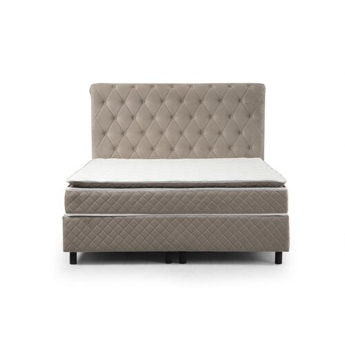 Hanah home Sonata Set 120 x 200 v2 - Beige Beige Single Mattress, Base & Headboard Slike