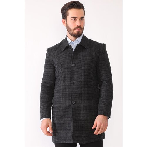 Dewberry PLT8364 MEN'S COAT-PLAID ANTHRACITE Cijene