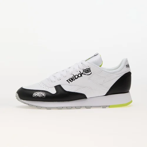 Reebok Classic Leather Core Black/ Ftw White/ Acid Yellow