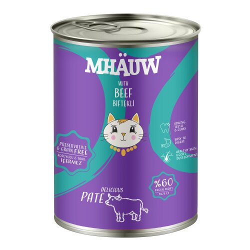 MHAUW Hrana za mačke mesni narezak sa govedinom 400g MCPB400 Cijene