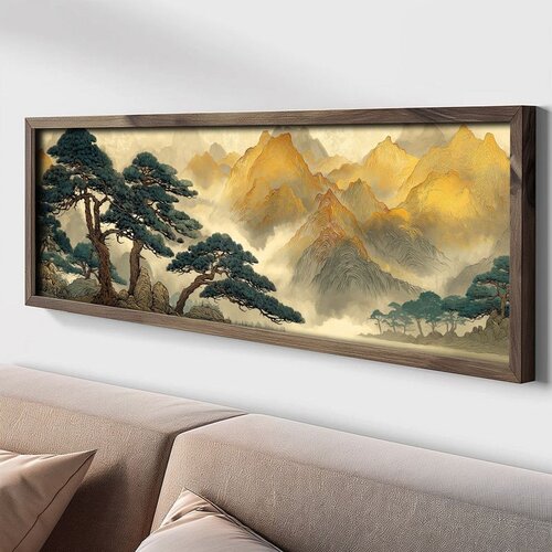 WALLXPERT LAC111-150 Multicolor Decorative Framed MDF Painting Cene