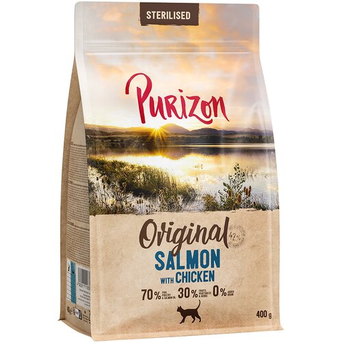 Purizon Sterilised Adult losos s piščancem - brez žit - 400 g Cene