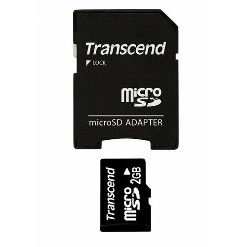 Transcend 2GB microSD w/ adapter ( TS2GUSD ) Slike