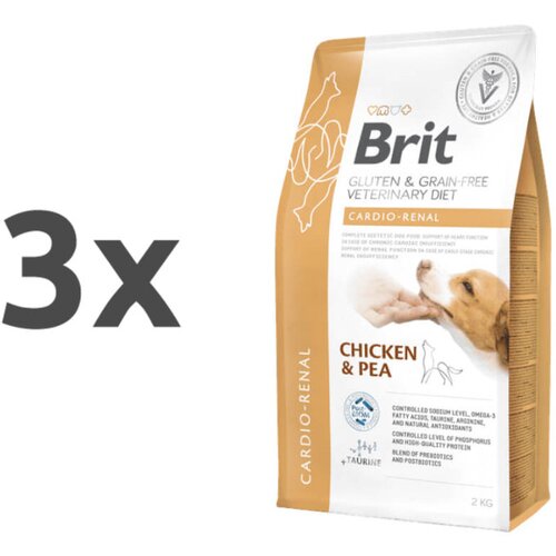 Brit veterinary diet Brit GF Veterinarska dieta za pse - Cardio-Renal 3 x 2 kg Cene