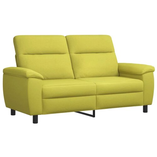  Set sofe 2 pcs Svijetlo zelena Tkanina - Svijetlo zelena 2-sjedalna (140 cm) + 3-sjedalna Slike
