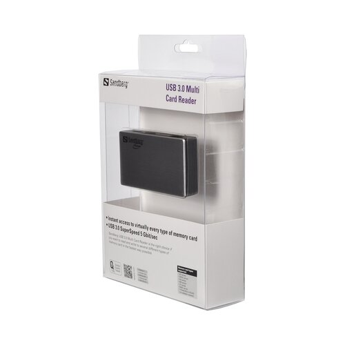 Sandberg Čitač kartica USB 3.0 Multi card reader 133-73 Slike