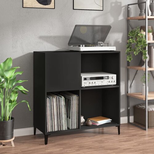 vidaXL Ormarić za ploče crni 84 5 x 38 x 89 cm od konstruiranog drva Cijene