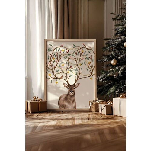 Wallity uramljena slika Nwyearsngmdl69, 33x48 cm Cene
