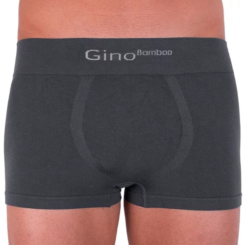 Gino Men's Boxers Bamboo Seamless Black (53004)