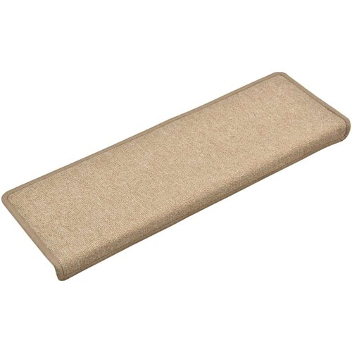  Tepisi za stepenice 15 kom 65x21x4 cm smeđe-sivi Slike