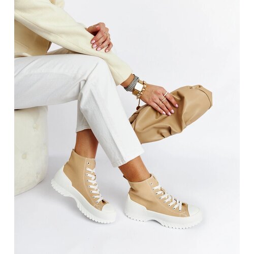 Gemre Beige high-top sneakers Ronchis Slike