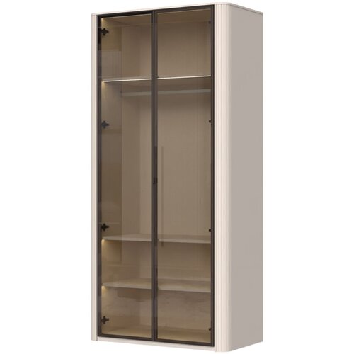Jela Ormar Rondo P2-2AL/RO, 108x225x56cm, Bež - metalik Cene