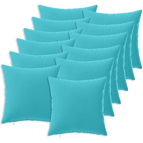  Presvlaka za jastuk 12 pcs HEERLEN Tirkizna 50 x 50 cm Cene