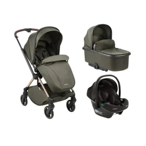 Kolica Lanah 3in1 set sa autosedištem I-Prime I-size i tvrdom korpom Army Green KKB21148 SET Cene