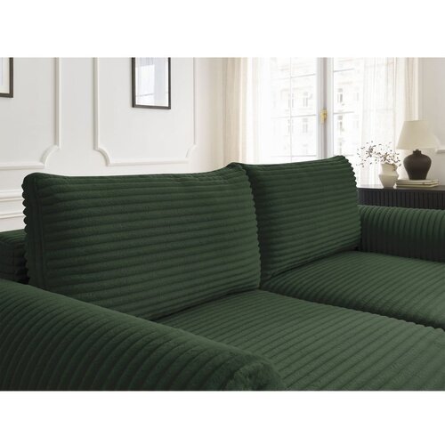 Bobochic Paris Tamno zelena sklopiva sofa od samta 257 cm Lucien &amp;ndash; Slike