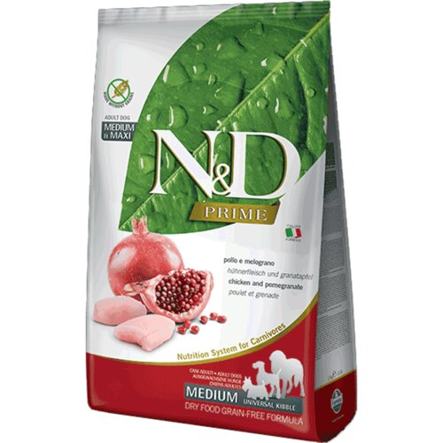 N&amp;amp;d Prime Hrana za pse Medium/Maxi Adult, Piletina i Nar Slike