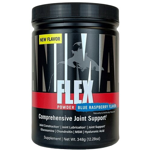 Universal Nutrition Animal Flex Powder 348 g plava malina Slike