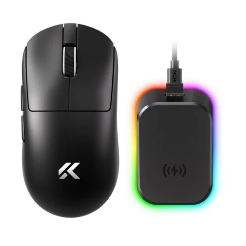 MCHOSE Bežični gaming mi&scaron; A7 V2 Ultra Plus Black /PAW 3950/8K Hz/Omron Mechanical Cene