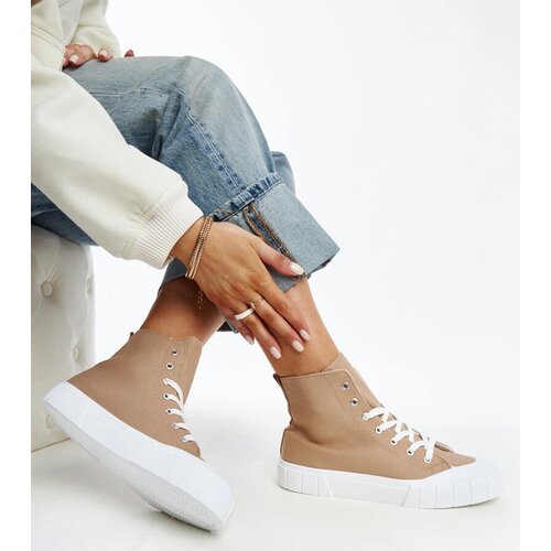 Gemre Brown high-top sneakers Vinka Slike
