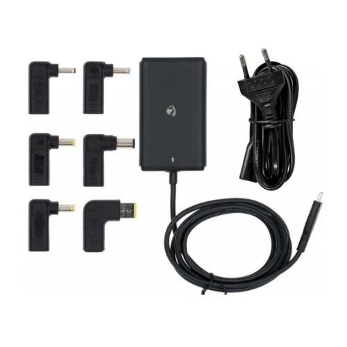 Nedis 65W polnilec GaN USB-C za prenosni računalnik / tablični računalnik / pametni telefon Ultra Fast, Črna, (5000009867) Cene