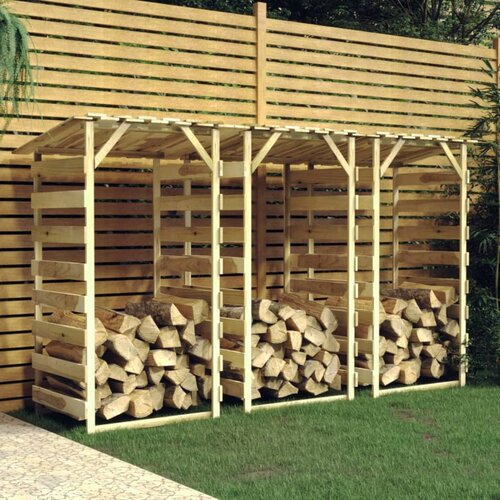 VidaXL Pergola s streho 3 kosi 100x90x200 cm impregnirana borovina Slike