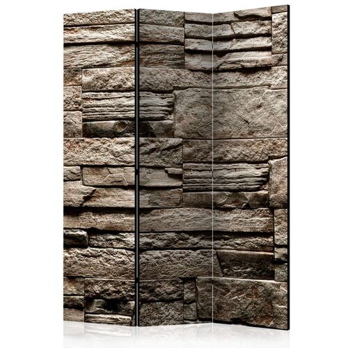  Paravan u 3 dijela - Beautiful Brown Stone [Room Dividers] 135x172 Slike
