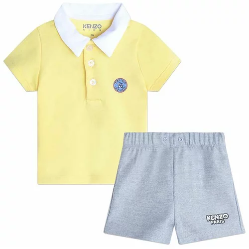 Kenzo Kids Komplet za dojenčka rumena barva