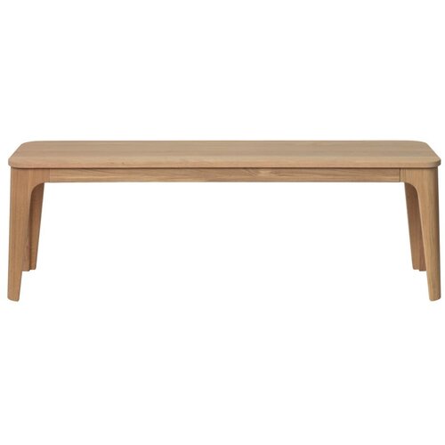 Unique Furniture klupa od drva bijelog hrasta Amalfi Slike