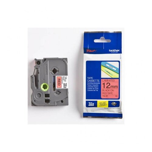 Brother /TZE-431 Rdeč/črn 12mm trak za PT, (665588) Slike