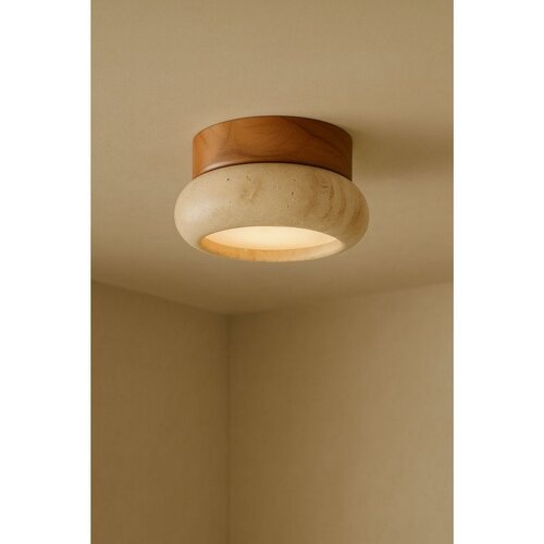 Opviq zidna lampa Worm-S, 1 × G9, hrast / bež Cene