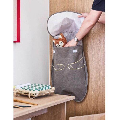 OYOY Mini Smeđi tekstilni viseći organizator Darling Bear &amp;ndash; Slike
