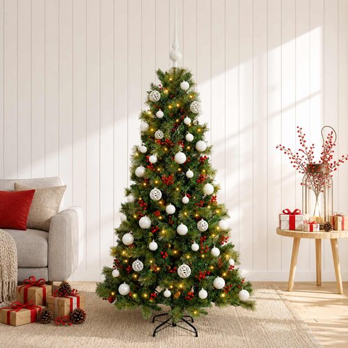  Umjetno božićno drvce s kuglicom 150 cm 150 LED lampica Cene