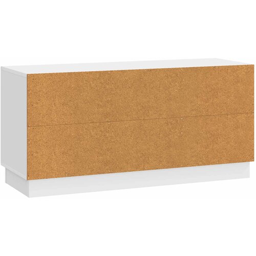 ormar Bijela visokog sjaja 99 x 34,5 x 47 cm Slike