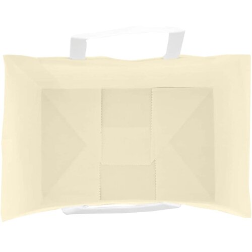  Papirnate vrećice 250 kom s ručkama žute 32x22x28 cm Slike