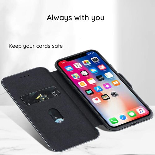Techsuit Safe Wallet Plus preklopna futrola za Motorola Moto G54 Power Edition / G64 &amp;ndash; crna Slike