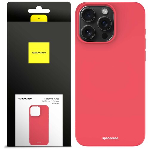 Spacecase SILIKONSKI OVITEK ZA IPHONE 15 PRO MAX RDEČ OVITEK, (21962970) Cene