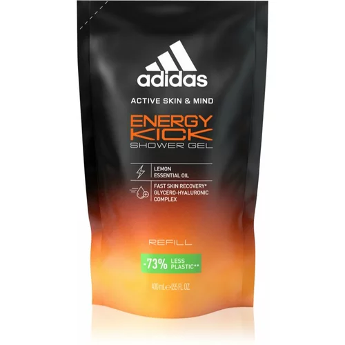 Adidas Energy Kick osvežujoč gel za prhanje nadomestno polnilo 400 ml