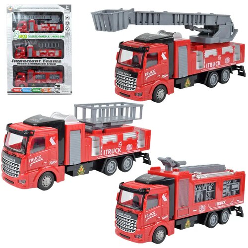 Magic Toys Požarno vozilo: Set 3 vlečnih požarnih vozil Cene