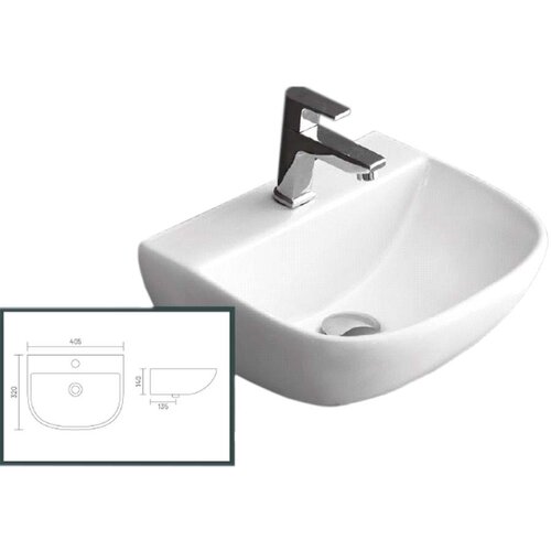 Quartz lavabo Pearl 40.5x32cm Ket Slike