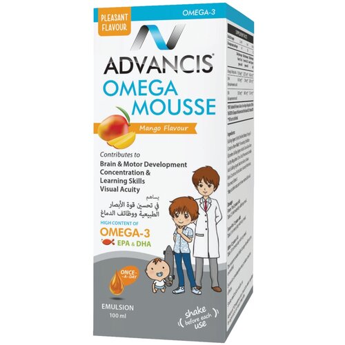 Advancis Sirup za decu Omega Mousse, 100 ml Slike