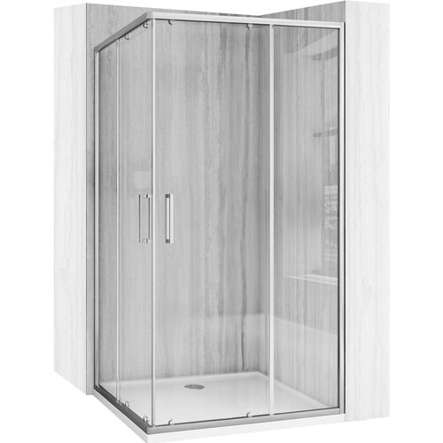 Rea Tuš kabina City 80x100 Nickel Brush Cene
