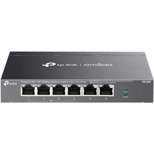 Tp-link lan switch  DS106P 6x1G/4PoE/67W Cene