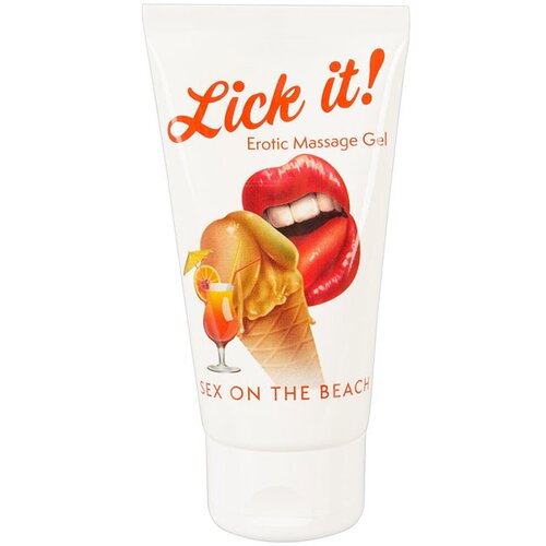 Lubry Masažni gel Lick it! Sex on the Beach - 50ml (R629510) Cene