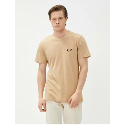 Koton T-Shirt - Ecru - Regular fit